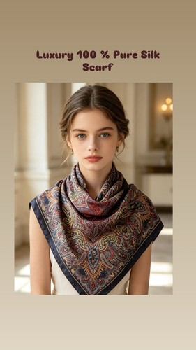 100 pure silk scarf tree - 100,