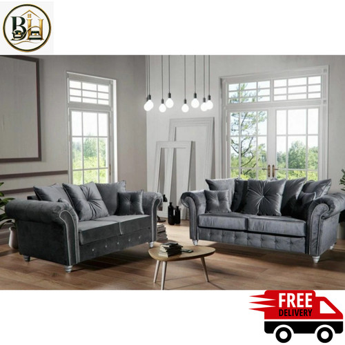 Seater grey sofa - seater,