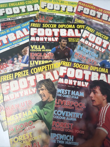 Football monthly vintage - x,