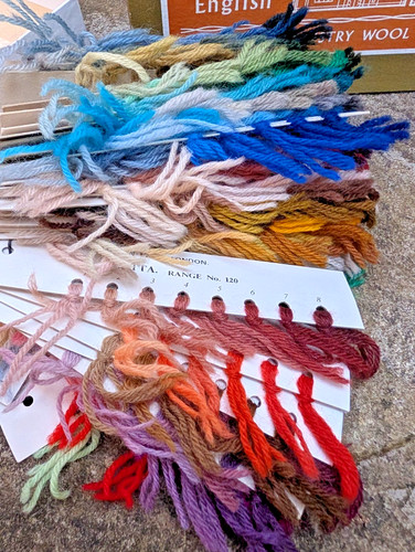 Vtg appletons colour chart - appletons,