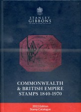 2022 GREAT BRITAIN STANLEY GIBBONS H/B 1840-1970 COMMONWEALTH CATALOGUE  VGC