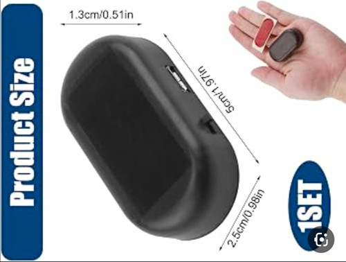 Solar powered fake car alarm - solar,