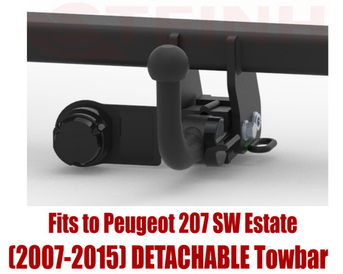 Detachable tow bar for peugeot - tow,