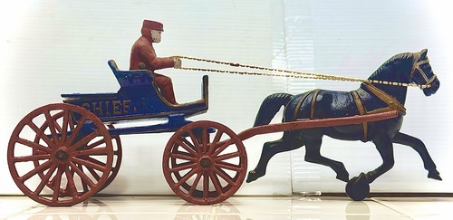 Vintage cast iron fire chief - iron,