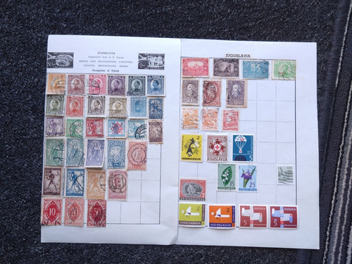 Yugoslavia stamp collection - yugoslavia,