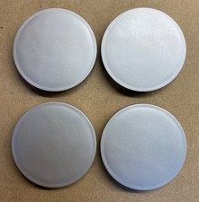Silver Plastic Wheel Centres for Ford RS Alloy Wheels (63/60 mm dia)