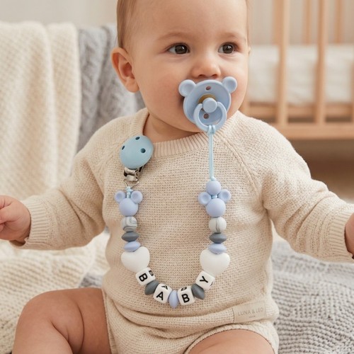 Custom baby name pacifier - name,