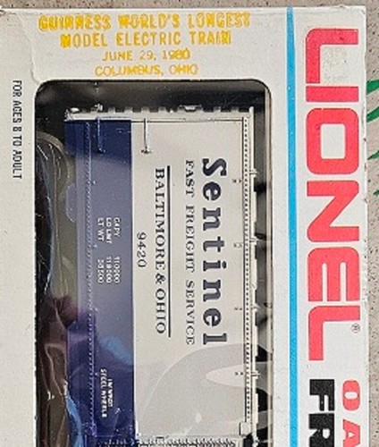 Lionel 9420 guinness worlds - 6-9420,