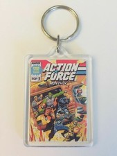 TOMAHAWK Action Force Monthly GI Joe Vintage Comic Cover Key Ring Chain Keyring