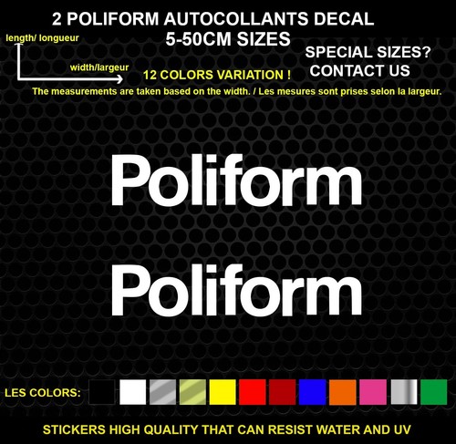 Poliform decorative stickers - 2,