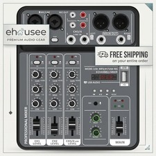 4 Channel Audio Mixer with 48V