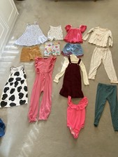 Girls Age 4-5 Years Clothes Bundle 13 Items H&M George Primark