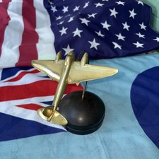 WW2 brass DH Mosquito on