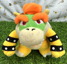 Bowser Official Nintendo Small 7” Soft Plush Toy Super Mario Bros Major Boss