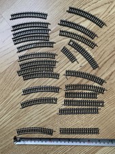 Job lot of N Gauge~Assorted Trix Track~Model Railways~23 Pieces