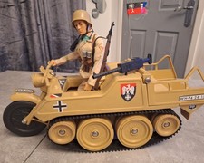 Action Man Kettenfraftrad & Africa Figure