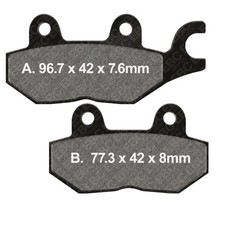 BRAKE PADS SINTER HH EBC