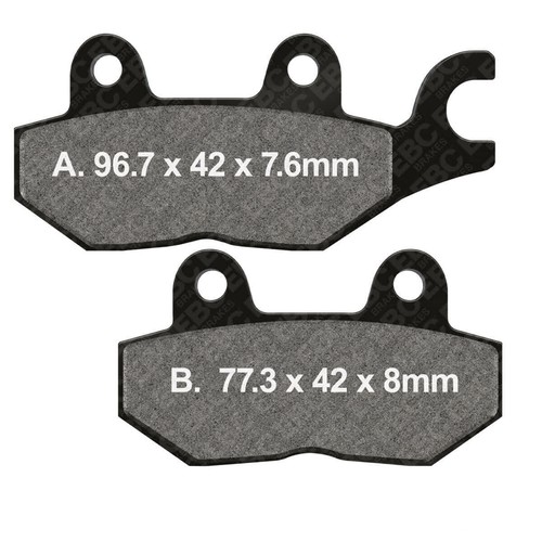 Sintered brake pads ebc - sintered, hh