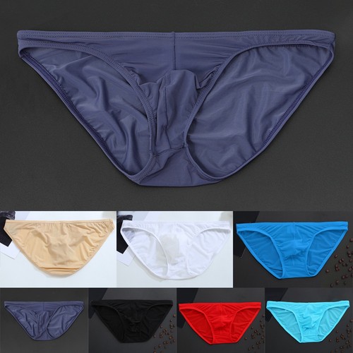 Mens sexy ice silk briefs - mens, ice-silk