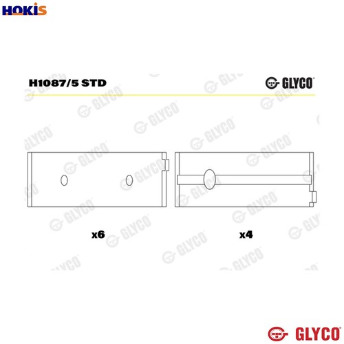 Crankshaft bearings for - bearings,