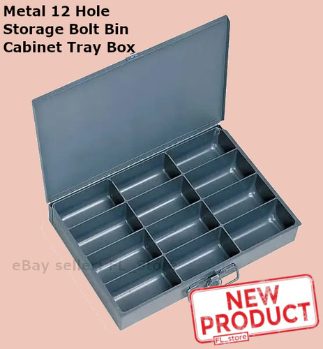 Metal hole storage bolt bin - storage,
