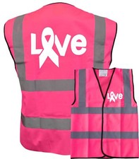 Love Cancer Logo Hi Vis Pink