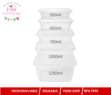 Plastic Food Containers with