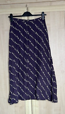 Principles Petite Women's Purple Casual A Line Midi Skirt - Ladies Size UK 12