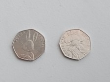 50p RARE COINS  PETER RABBIT
