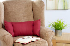 LUMBAR / LOWER BACK SUPPORT CUSHION *Fits any armchair* MADE IN UK *3 Colours*