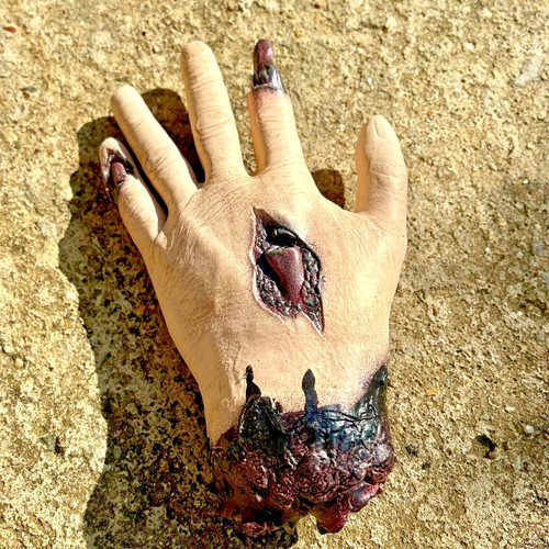 Severed hand prop halloween - prop,