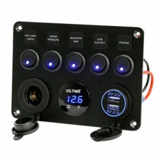 5 Gang Switch Panel 12V/24V