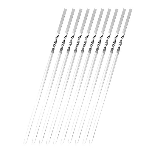 10pcs bbq long - metal, kebab