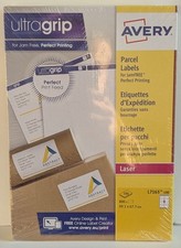 Sticky Printer Labels Avery L7165 Jam Free 8 Per Sheet 100 sheets NEW SEALED