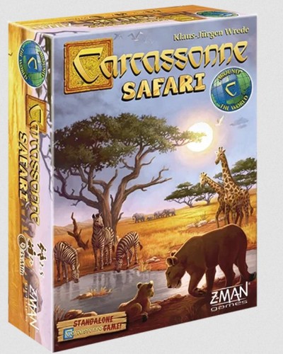 Carcassonne safari board - board, game