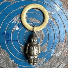 Antique Baby Rattle Teether