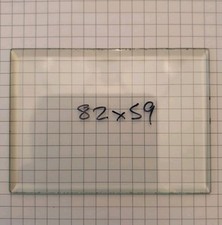 BEVELLED CARRIAGE CLOCK GLASS