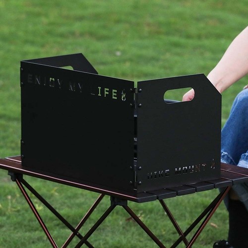Iron tri fold camping - tri-fold, stove