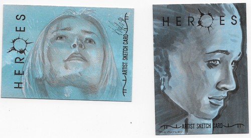 Heroes volume sketch card - heroes,