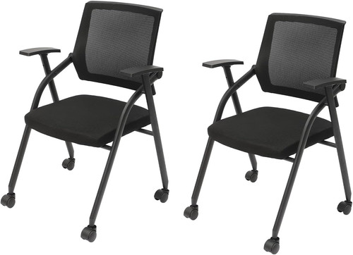 Folding office desk chair - folding, with