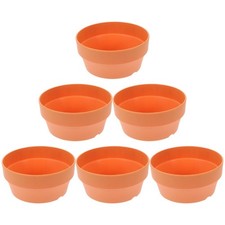 6 Pcs Shallow Plant Pots