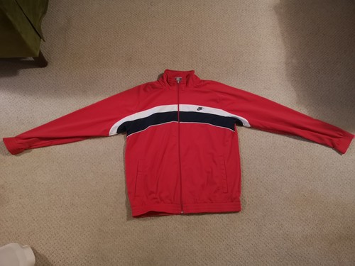 Retro nike tracksuit top red - retro,