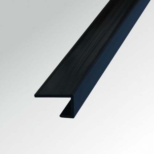 Black end trim 5mm shower - end,