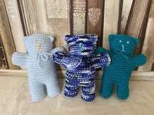 Hand Knitted Toys Set Of 3