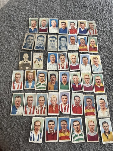 Cigarette cards football - cigarette,
