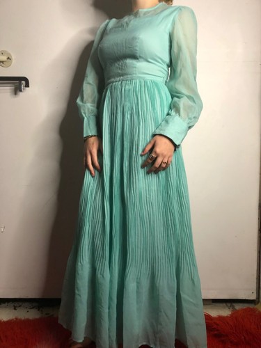 Vintage 1980s teal blue - 1980s,