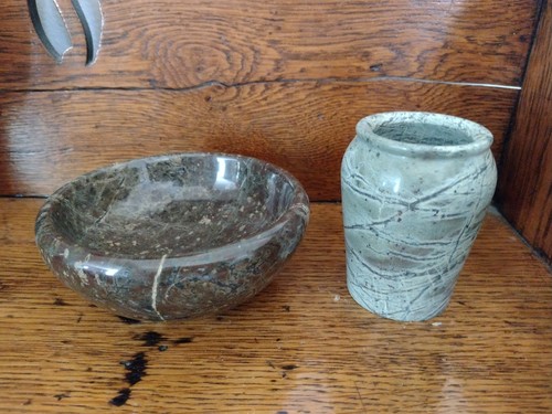 Vintage turned marble - turned, stone