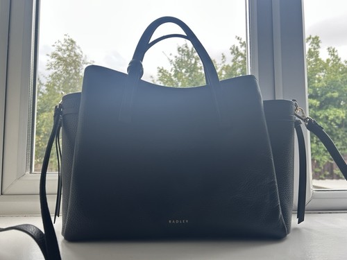 Radley handbag black leather - black,