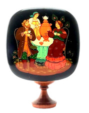 Russian Metal Lacquer Box