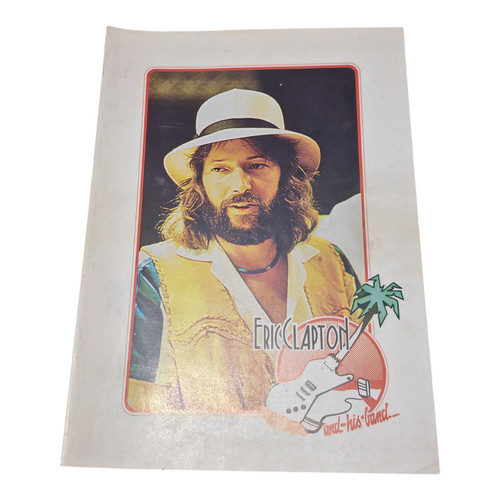 Eric clapton tour programme - eric,